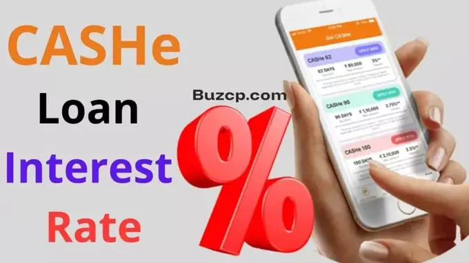 CASHe personal loan interest rate