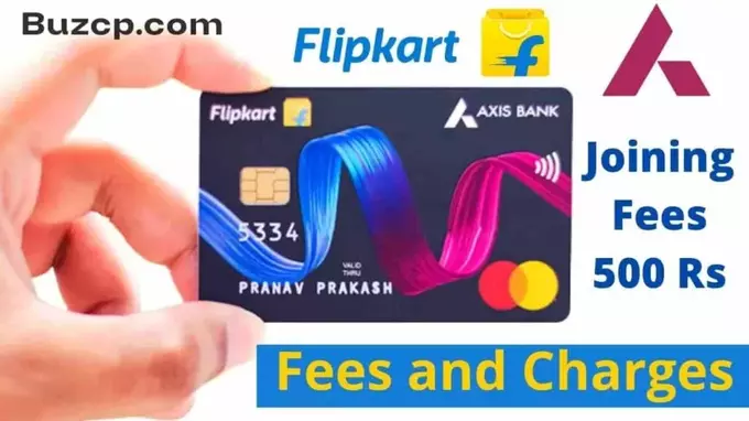 Flipkart Axis Credit Card Fees and Charges