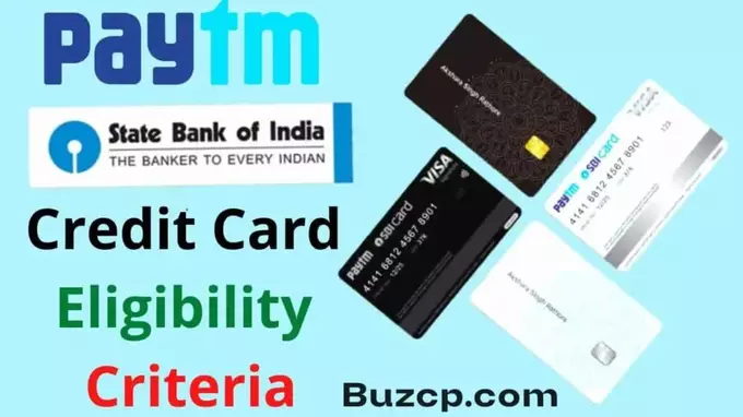 Paytm SBI Credit Card eligibility